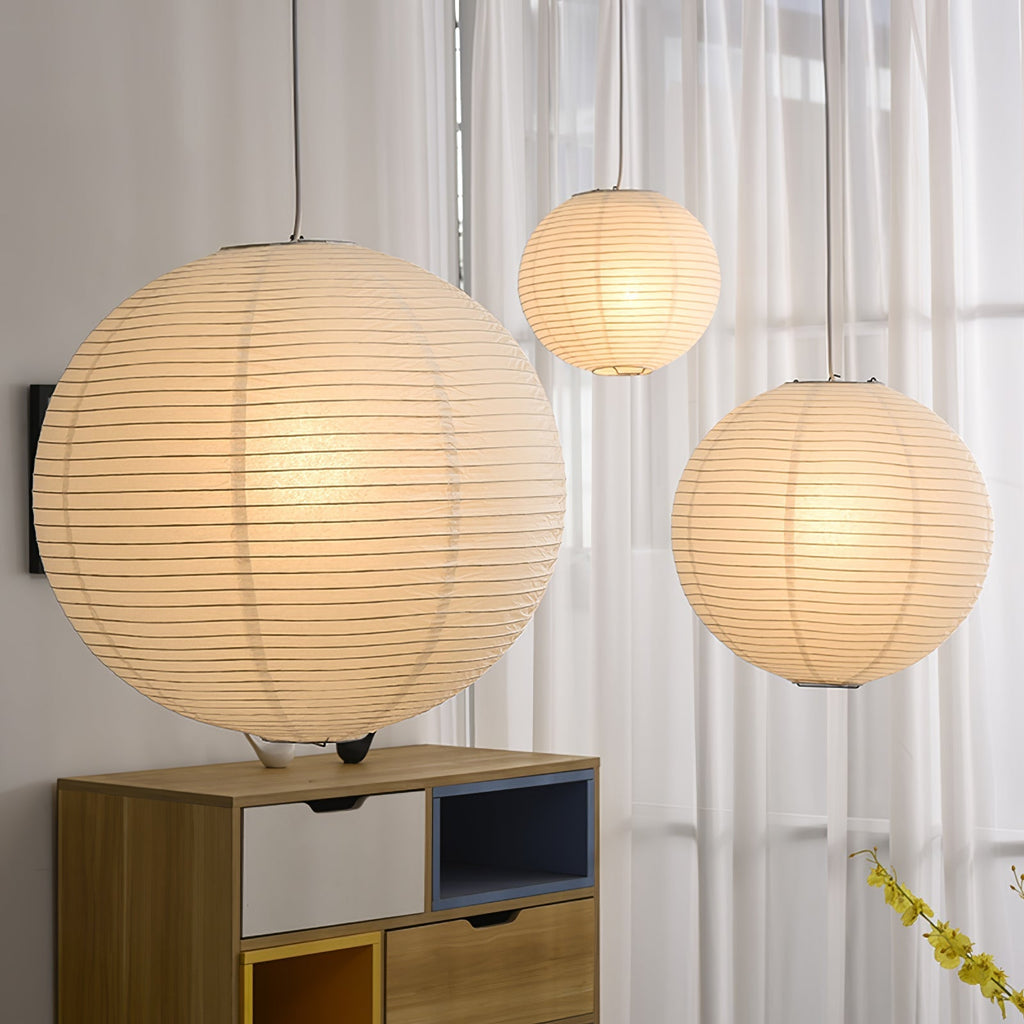 Washi Paper Pendant Light Model A