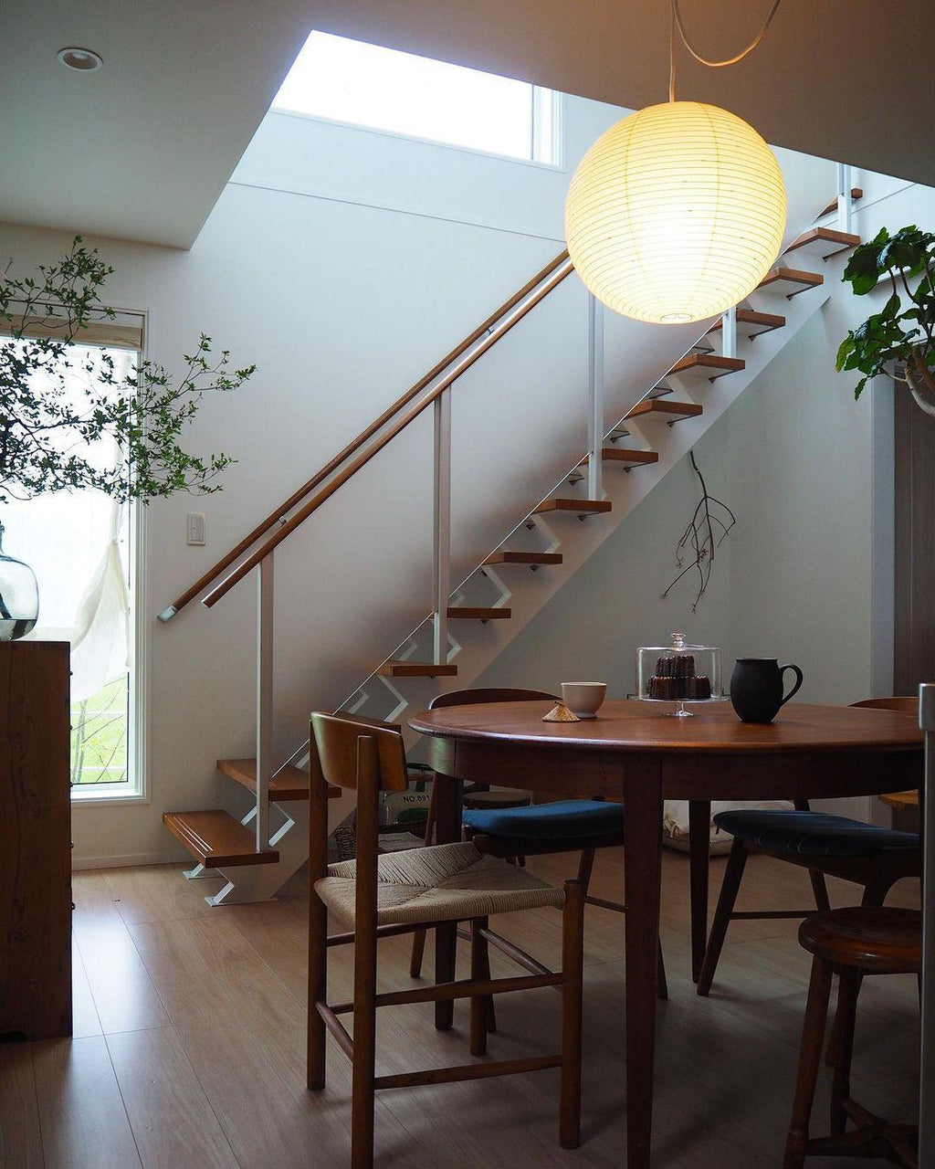 Washi Paper Pendant Light Model A