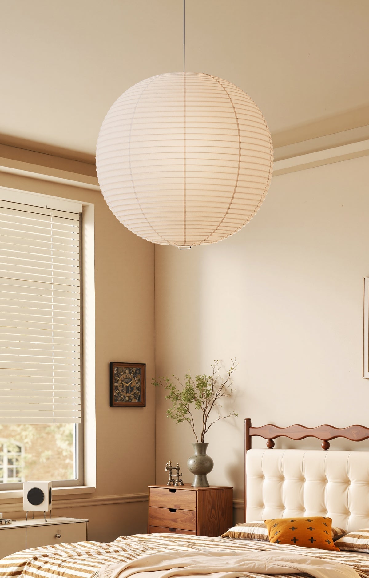 Washi Paper Pendant Light Model A