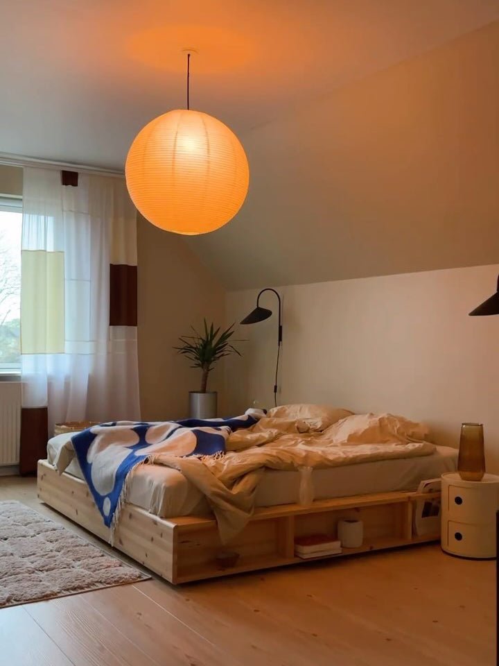 Washi Paper Pendant Light Model A