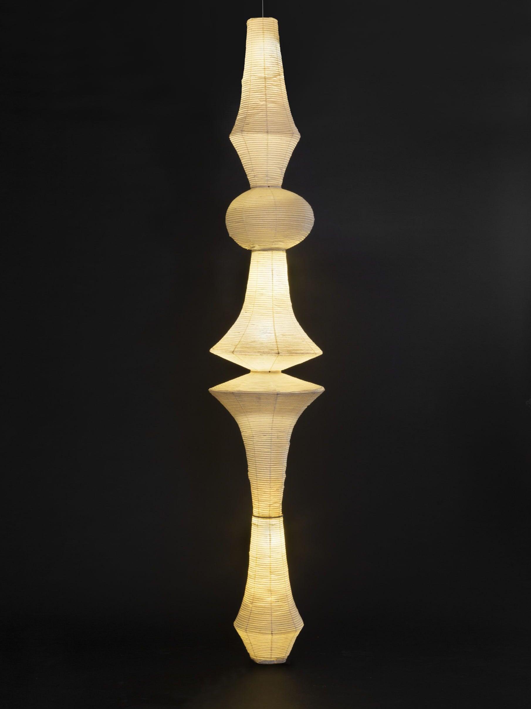 Washi Paper Pendant Light Model B