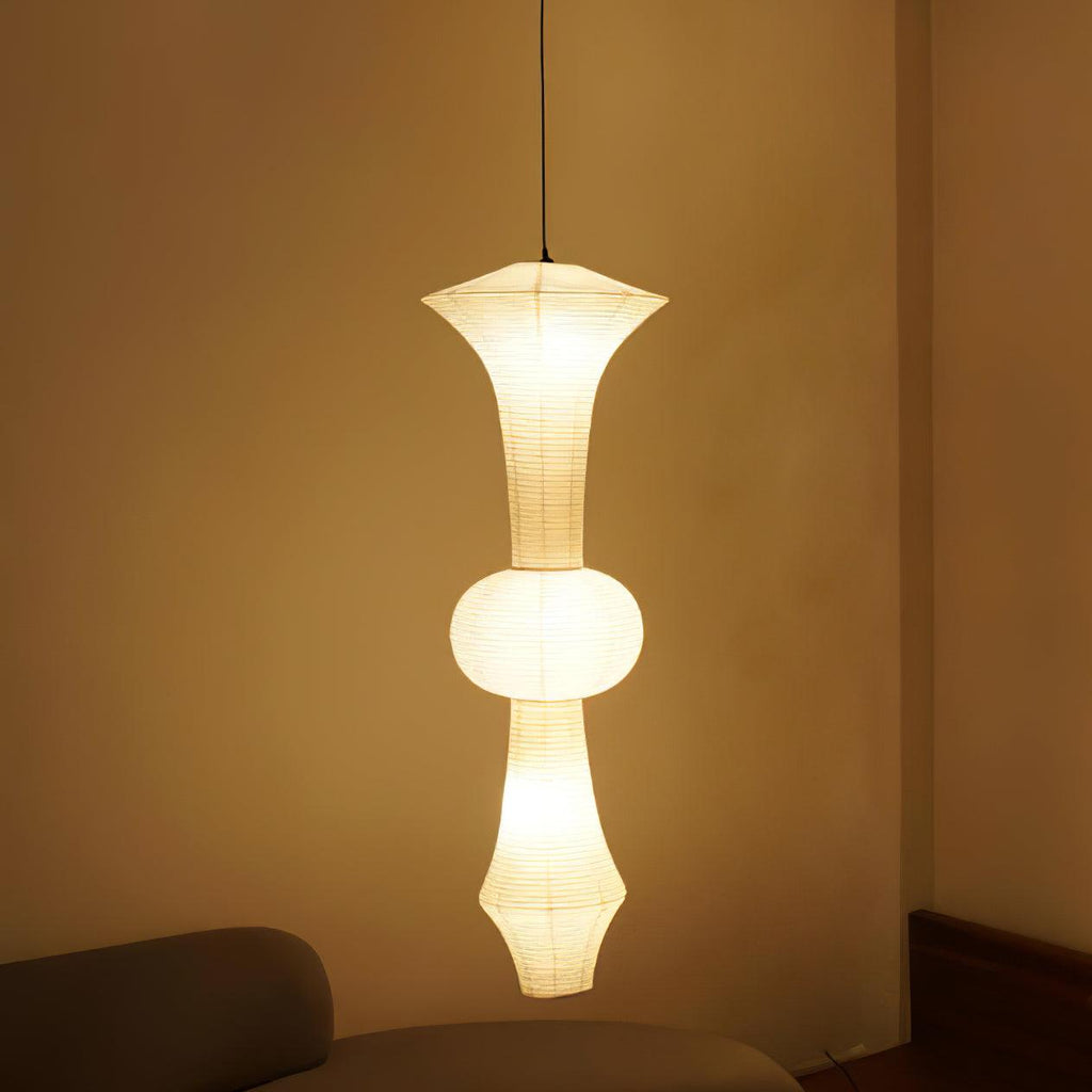 Washi Paper Pendant Light Model B