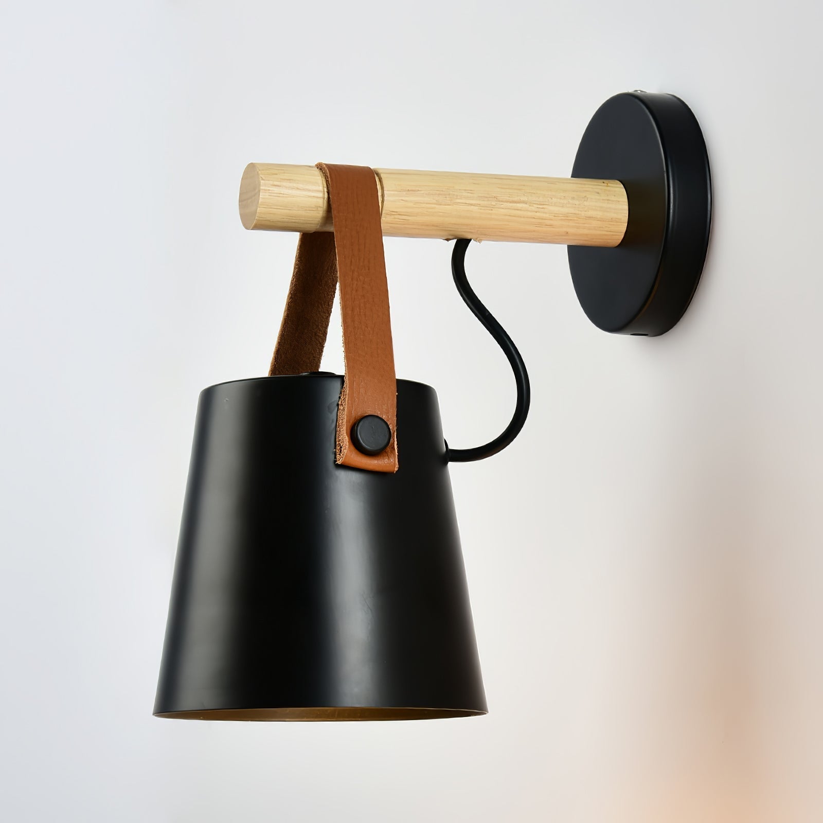 Wooden Conical Wall Light - ZozHome