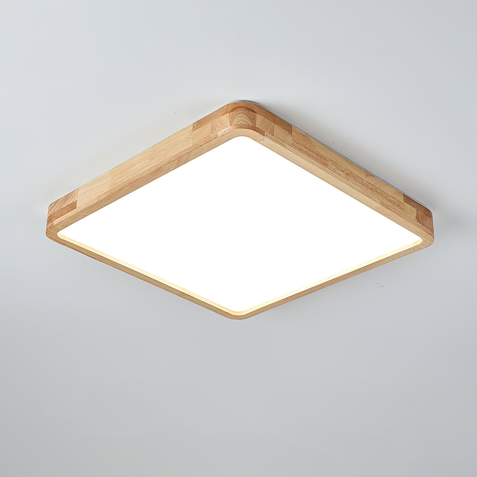 Wooden Geometric Ceiling Light - ZozHome