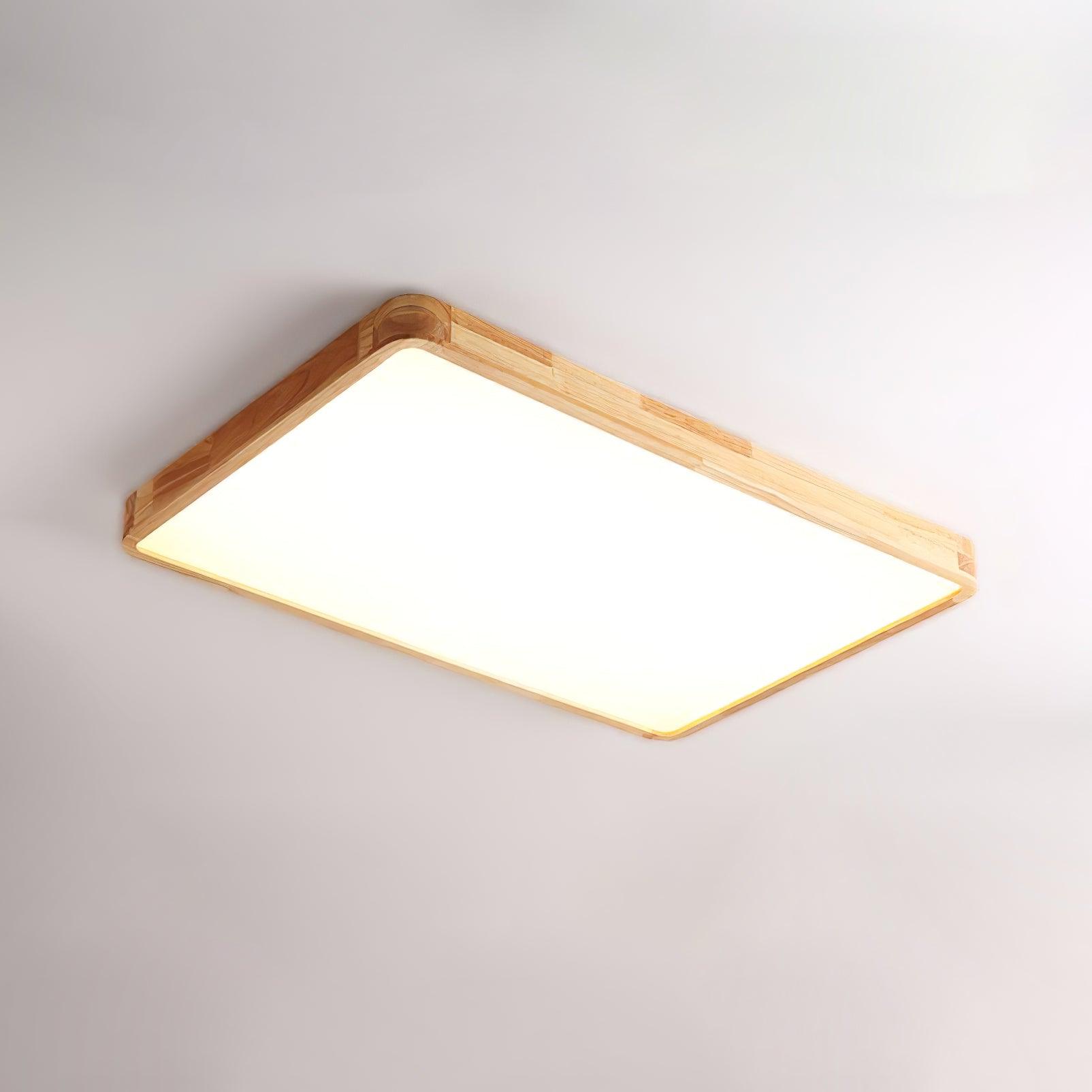 Wooden Geometric Ceiling Light - ZozHome