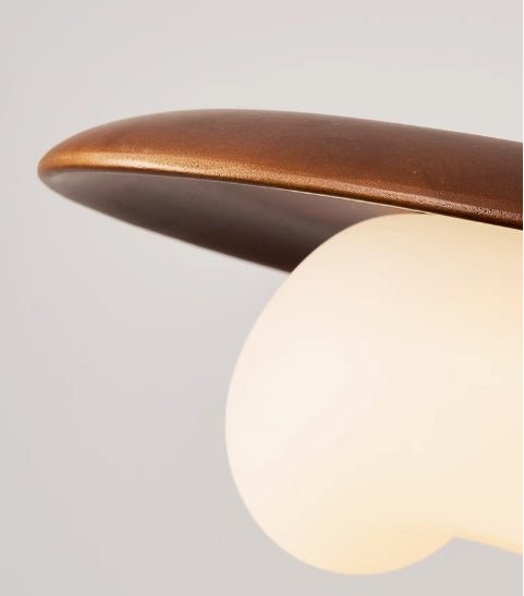 Wooden Orb Pendant Light